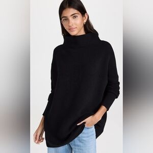 Free People Black Ottoman Sweater Tunic size small